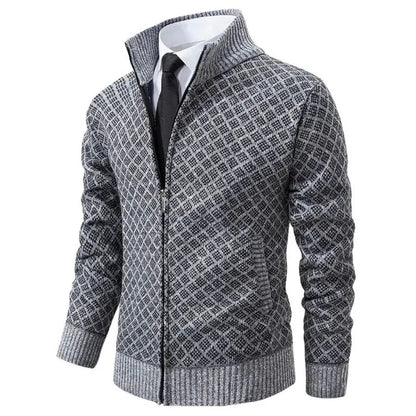 Tobias™ – Suéter de punto con cuello con cremallera