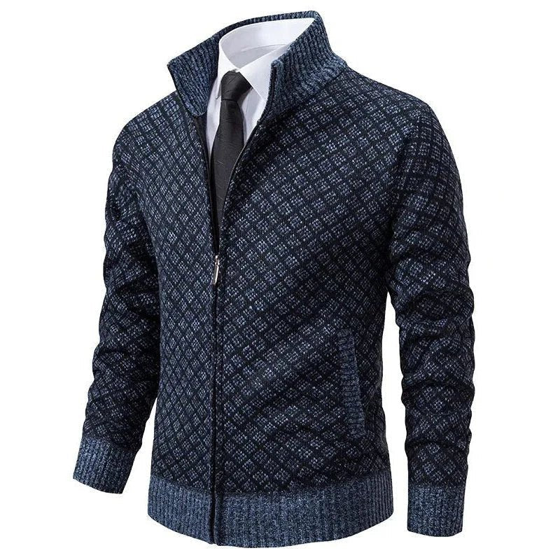 Tobias™ – Suéter de punto con cuello con cremallera