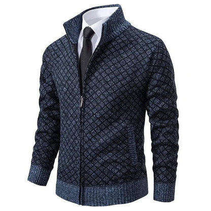 Tobias™ – Suéter de punto con cuello con cremallera