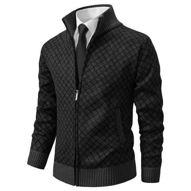 Tobias™ – Suéter de punto con cuello con cremallera