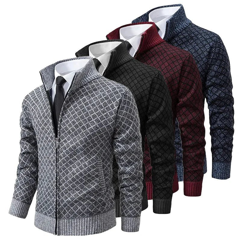 Tobias™ – Suéter de punto con cuello con cremallera
