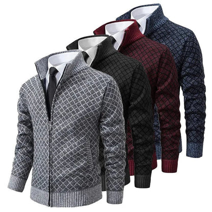 Tobias™ – Suéter de punto con cuello con cremallera