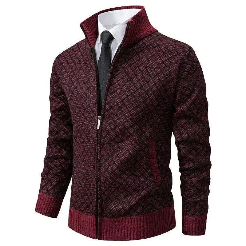 Tobias™ – Suéter de punto con cuello con cremallera
