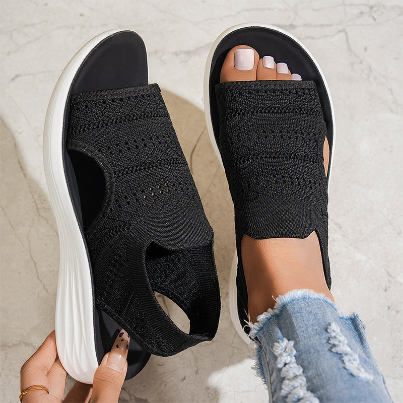 Serena | Sandalias de plataforma transpirables para mujer